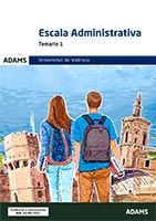 Portada de Temario 1 Escala Administrativa de la Universitat de València