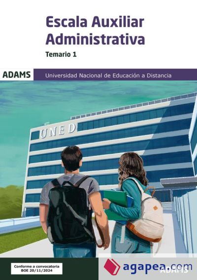 Temario 1 Escala Auxiliar Administrativa Universidad Nacional de Educación a Distancia (UNED)