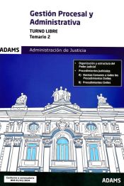 Portada de Temario 2 Gestión Procesal y Administrativa, turno libre