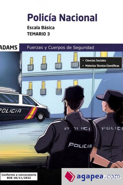 Temario 3 Policía Nacional. Escala Básica