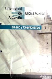 Portada de Temario y cuestionario Auxiliares de la Universidad de A Coruña