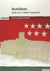 Portada de Word 2013 Auxiliares de la Comunidad de Madrid