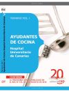 Ayudantes De Cocina Hospital Universitario De Canarias. Temario Vol. I.