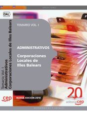 Portada de Administrativos Corporaciones Locales de Illes Balears. Temario Vol. I