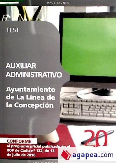 Auxiliar Administrativo de la Línea de la Concepción. Test