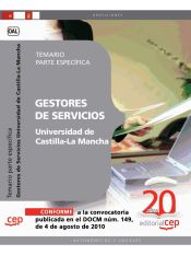 Portada de Gestores de Servicios de la Universidad de Castilla-La Mancha. Temario Parte Específica