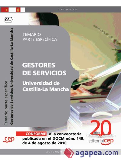 Gestores de Servicios de la Universidad de Castilla-La Mancha. Temario Parte Específica
