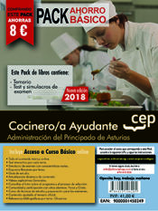 Portada de PACK AHORRO BASICO. Cocinero/a Ayudante de la Administración del Principado de Asturias