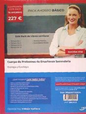 Portada de PACK AHORRO BÁSICO. Cuerpo de Profesores de Enseñanza Secundaria. Biología y Geología