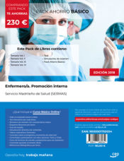 Portada de PACK AHORRO BÁSICO. Enfermero/a. Promoción interna. Servicio Madrileño de Salud (SERMAS)