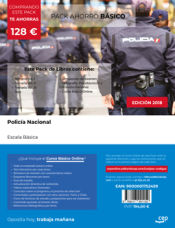 Portada de PACK AHORRO BÁSICO. Policía Nacional Escala Básica