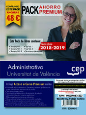 Portada de PACK AHORRO PREMIUM. Administrativo. Universitat de València