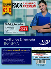 Portada de PACK AHORRO PREMIUM. Auxiliar de Enfermería. INGESA