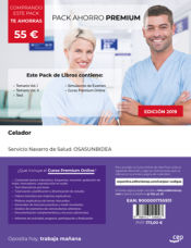 Portada de PACK AHORRO PREMIUM. Celador. Servicio Navarro de Salud. OSASUNBIDEA