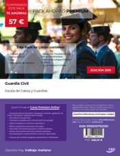 Portada de PACK AHORRO PREMIUM. Guardia Civil. Escala de Cabos y Guardias