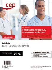 Portada de Pack libros + Contenido online práctico. Celador. Servicio Madrileño de Salud (SERMAS)