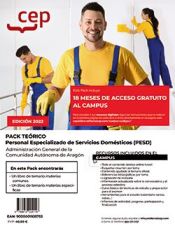 Portada de Pack teórico. Personal Especializado de Servicios Domésticos (PESD). Administración General de la Comunidad Autónoma de Aragón