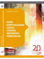 Portada de Peón Especializado Lucha contra Incendios Forestales. Temario y Test