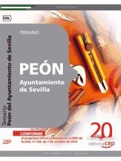 Portada de Peón del Ayuntamiento de Sevilla. Temario