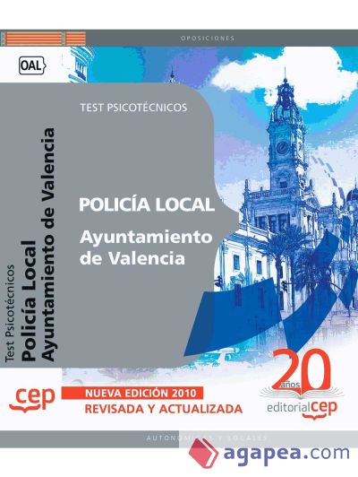 Policía Local del Ayuntamiento de Valencia. Test Psicotécnicos