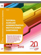 Portada de Tutorial Auxiliar Administrativo Instituciones Sanitarias. Test