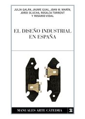 Portada de El diseño industrial en España