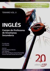 Portada de Cuerpo de Profesores de Enseñanza Secundaria: Inglés. Vol. II: Temario