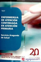 Portada de Enfermero/a de Atención Continuada en Atención Primaria. Servicio Aragonés de Salud. Test