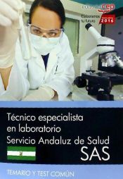 Portada de Técnico especialista en laboratorio. Servicio Andaluz de Salud (SAS). Temario y test común