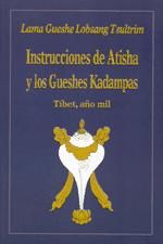 Portada de Instrucciones de atisha y los gueshes kadampas