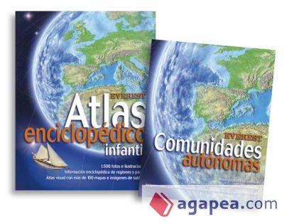 Atlas enciclopédico infantil con separata de las CC.AA. de España