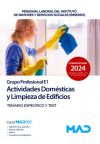 Actividades Domésticas y Limpieza de Edificios del IMSERSO (Grupo Profesional E1). Temario específico y test. Instituto de Mayores y Servicios Sociales -IMSERSO-