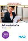 Administratiu/va. Temari Volum 1. Generalitat De Cataluña