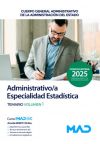 Administrativo/a Especialidad Estadística. Temario Volumen 1. Administración General Del Estado