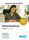 Administrativo/a. Temario Volumen 2. Diputaci&oacute;n Foral De &aacute;lava