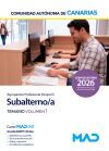 Agrupaci&oacute;n Profesional De Subalternos (grupo E). Temario Volumen 1. Comunidad Aut&oacute;noma De Canarias