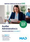 Auxiliar Administrativo/a. Temario Espec&iacute;fico Volumen 2. Servicio Andaluz De Salud (sas)