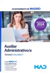 Auxiliar Administrativo/a. Temario Volumen 1. Ayuntamiento De Madrid