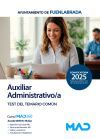 Auxiliar Administrativo/a. Test Del Temario Com&uacute;n. Ayuntamiento De Fuenlabrada