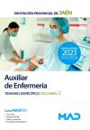 Auxiliar De Enfermería. Materia Específica Volumen 2. Diputación Provincial De Jaén