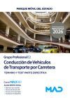 Conducci&oacute;n De Veh&iacute;culos De Transporte Por Carretera (grupo Profesional E2). Parque M&oacute;vil Del Estado. Temario Y Test&nbsp;parte Espec&iacute;fica. Ministerio De Hacienda