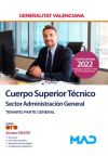 Cuerpo Superior Técnico, sector administración general. Temario parte general. Generalitat Valenciana