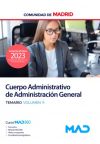 Cuerpo De Administrativos De Administración General. Temario Volumen 4. Comunidad Autónoma De Madrid