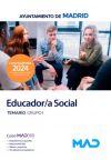 Educador/a Social. Temario Grupo I. Ayuntamiento De Madrid