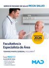 Facultativo/a Especialista De &aacute;rea. Temario Parte General Volumen 1. Servicio Riojano De Salud (seris)