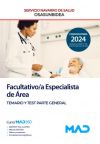 Facultativo/a Especialista de Área. Temario y test parte general. Servicio Navarro de Salud (Osasunbidea)