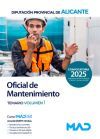Oficial De Mantenimiento. Temario Volumen 1. Diputaci&oacute;n Provincial De Alicante