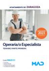 Operaria/o Especialista. Temario parte primera. Ayuntamiento de Zaragoza