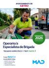 Operario/a Especialista De Brigada. Parte Ii&nbsp;temario Espec&iacute;fico Y Test. Ayuntamiento De Getxo