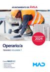 Operario/a. Temario Volumen 1. Ayuntamiento De ávila